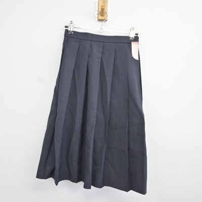 【中古】広島県 広島商業高等学校 女子制服 2点（シャツ・スカート）sf036041