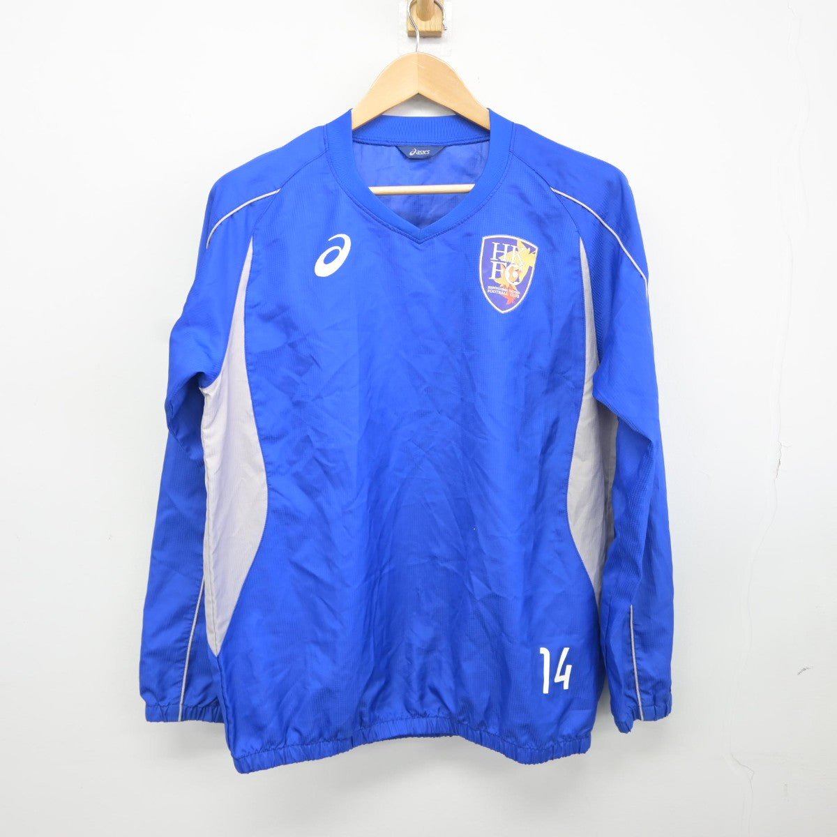 【中古】広島県 広島工業高等学校/サッカー部ユニフォーム 男子制服 2点（部活ユニフォーム 上・部活ユニフォーム 下）sf036048