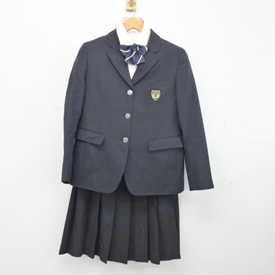 【中古】埼玉県 栄東中学・高等学校 女子制服 7点（ブレザー・シャツ・ベスト・スカート）sf036054