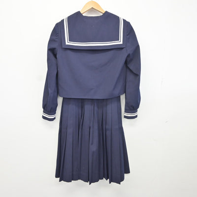 【中古】高知県 土佐女子中学高等学校 女子制服 4点（セーラー服・スカート）sf036061