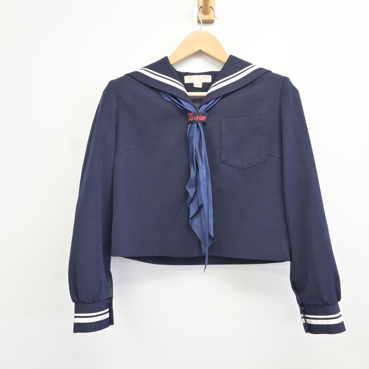 【中古】高知県 土佐女子中学高等学校 女子制服 4点（セーラー服・スカート）sf036061