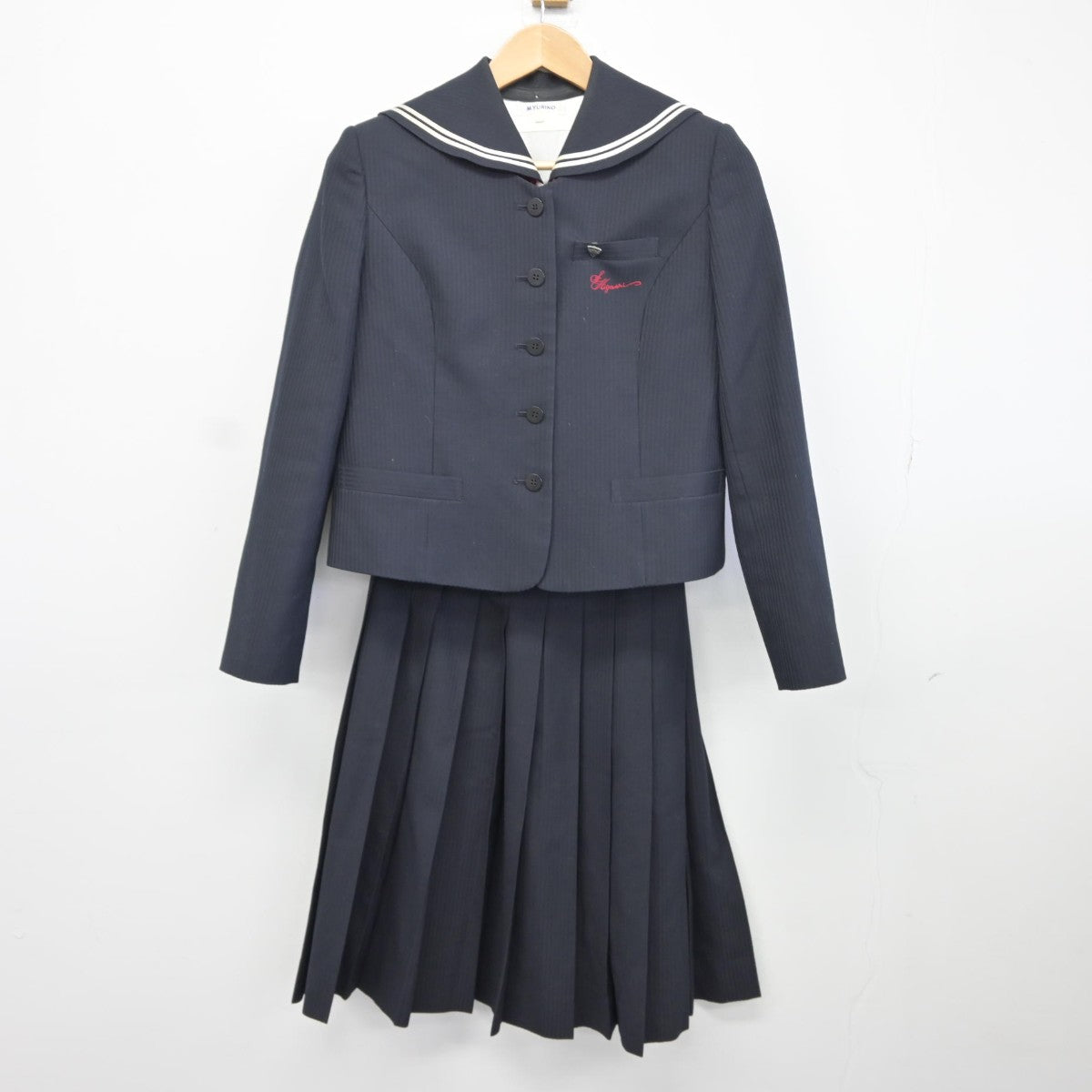 【中古】埼玉県 栄東中学・高等学校 女子制服 5点（ブレザー・セーラー服・スカート）sf036066