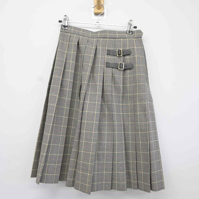 【中古】福岡県 久留米学園高等学校 女子制服 3点（シャツ・ニット・スカート）sf036071