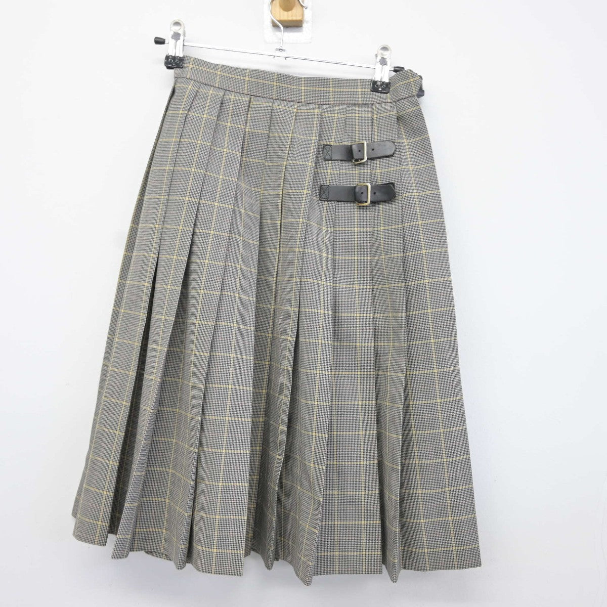 【中古】福岡県 久留米学園高等学校 女子制服 2点（シャツ・スカート）sf036072