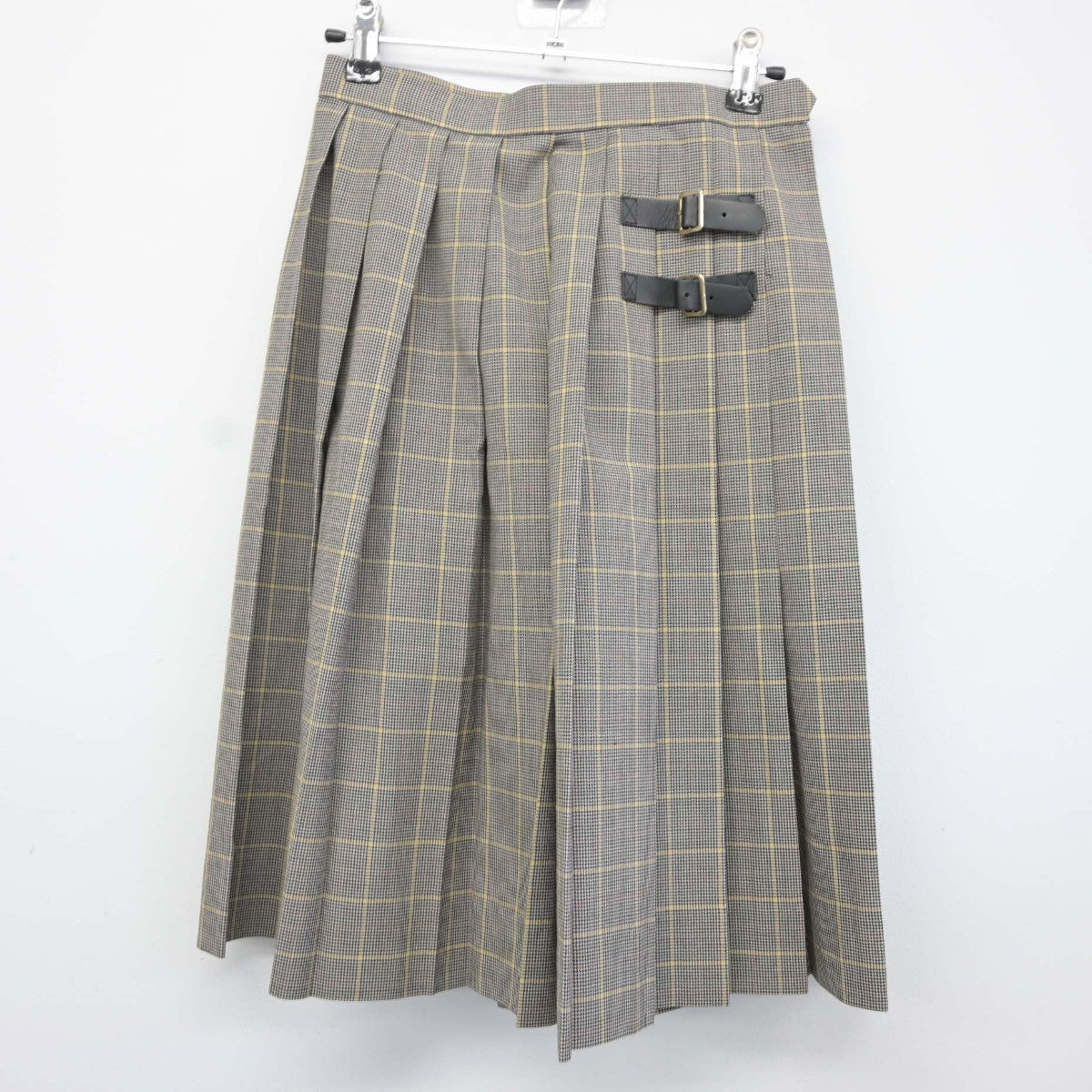 【中古】福岡県 久留米学園高等学校 女子制服 2点（シャツ・スカート）sf036073