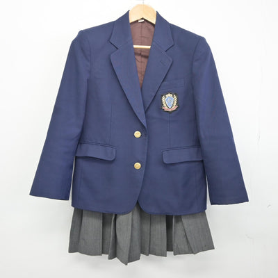 【中古】大阪府 泉佐野市立第三中学校 女子制服 2点（ブレザー・スカート）sf036086