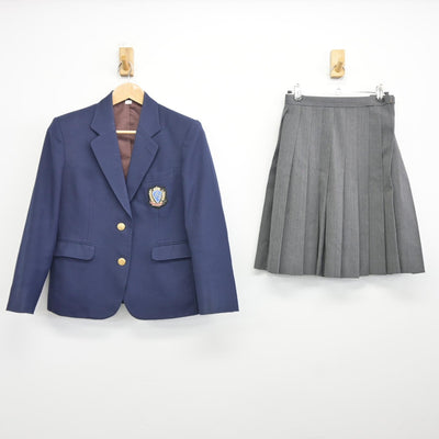 【中古】大阪府 泉佐野市立第三中学校 女子制服 2点（ブレザー・スカート）sf036087