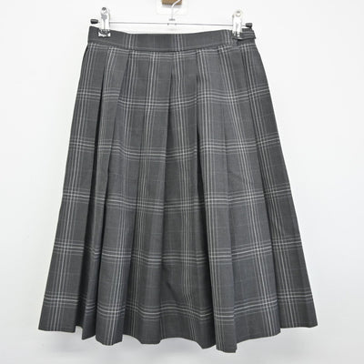 【中古】宮崎県 高城高等学校 女子制服 2点（ニット・スカート）sf036094