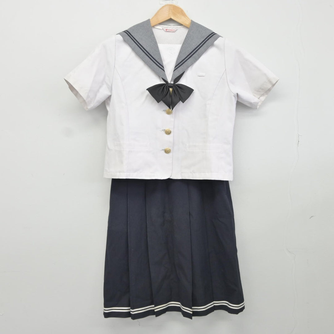 【中古】愛媛県 済美高等学校 女子制服 4点（セーラー服・スカート）sf036119 | 中古制服通販パレイド