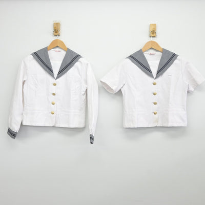 【中古】愛媛県 済美高等学校 女子制服 3点（セーラー服）sf036120