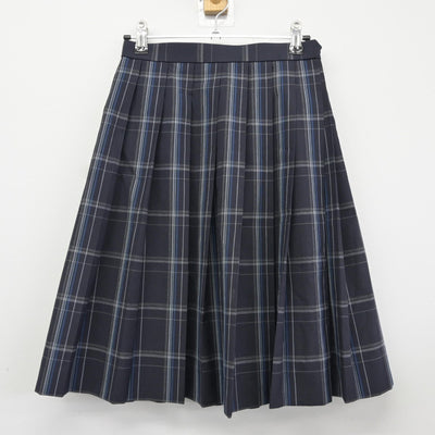 【中古】東京都 東京都市大学等々力高等学校 女子制服 2点（ベスト・スカート）sf036143