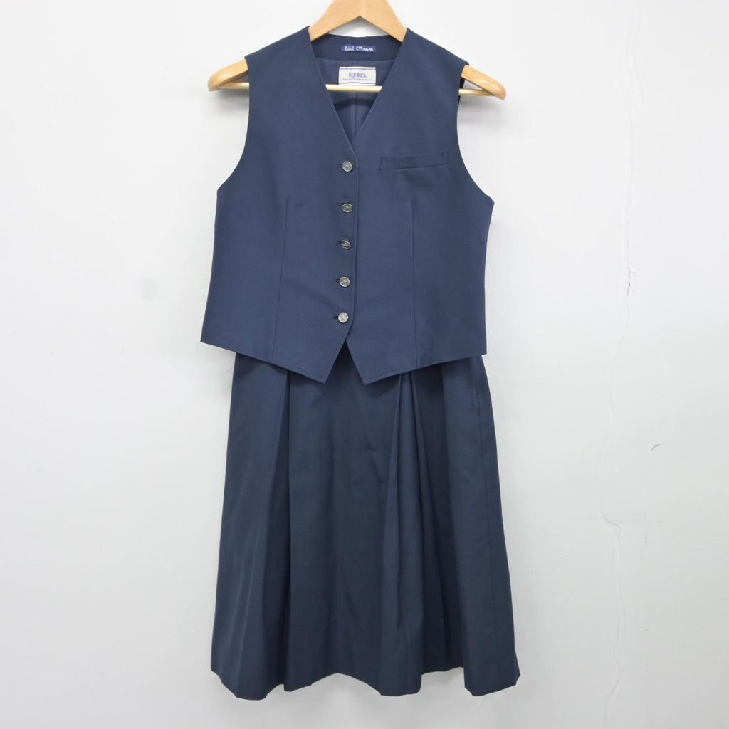 【中古】神奈川県 宮前平中学校 女子制服 2点（ベスト・スカート）sf036147 | 中古制服通販パレイド