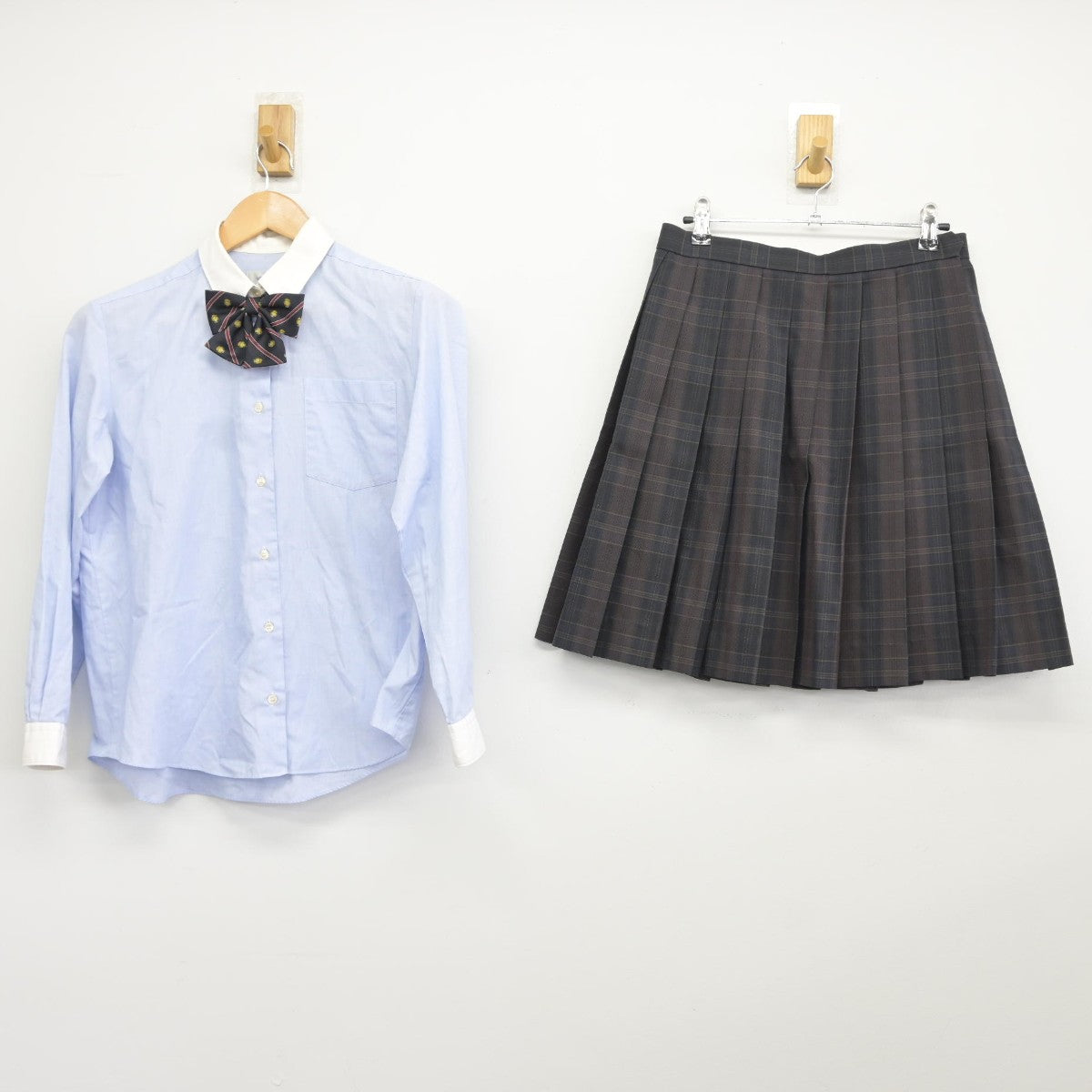 【中古】東京都 豊島学院高等学校 女子制服 5点（ブレザー・シャツ・スカート）sf036150