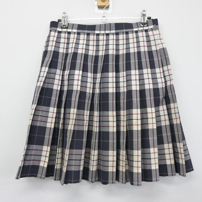 【中古】東京都 豊島学院高等学校 女子制服 4点（ニットベスト・シャツ・スカート）sf036151