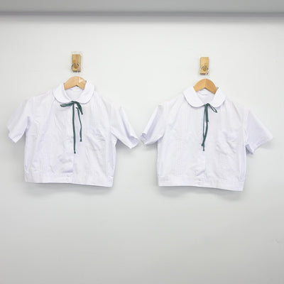 【中古】大阪府 堺市立月州中学校 女子制服 4点（シャツ）sf036154