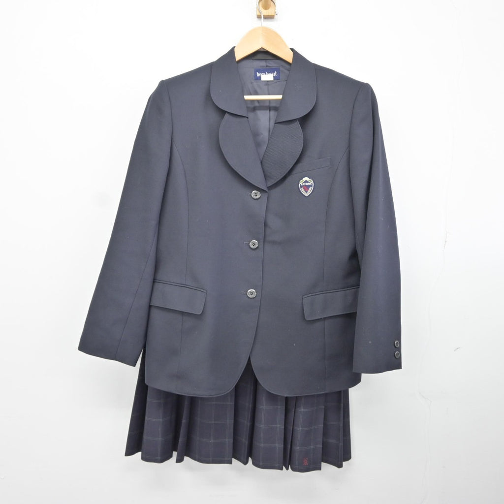 【中古】京都府 桂高等学校 女子制服 3点（ブレザー・ニット・スカート）sf036157