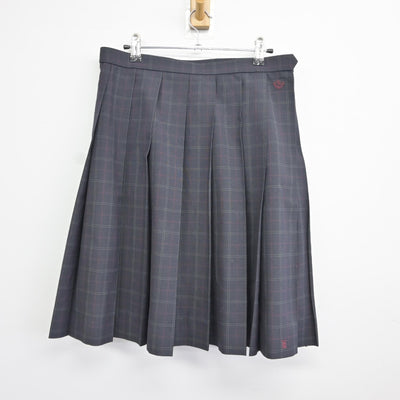 【中古】京都府 桂高等学校 女子制服 2点（ニット・スカート）sf036158