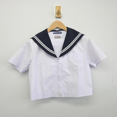 【中古】愛知県 名古屋市立港北中学校 女子制服 3点（セーラー服・スカート・スカート）sf036168