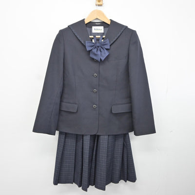 【中古】群馬県 前橋市立みずき中学校 女子制服 3点（ブレザー・スカート）sf036171