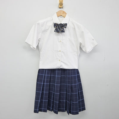 【中古】東京都 駒込中学校高等学校 女子制服 4点（シャツ・スカート）sf036180