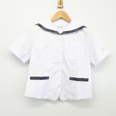 【中古】福岡県 永犬丸中学校 女子制服 2点（セーラー服・シャツ）sf036199