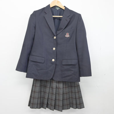 【中古】京都府 神川中学校 女子制服 3点（ブレザー・スカート・スカート）sf036208