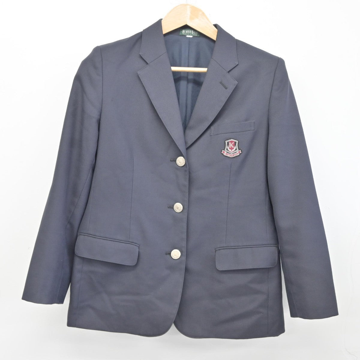 【中古】京都府 神川中学校 女子制服 3点（ブレザー・スカート・スカート）sf036208