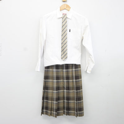 【中古】東京都 京華女子中学・高等学校 女子制服 4点（ブレザー・シャツ・スカート）sf036213