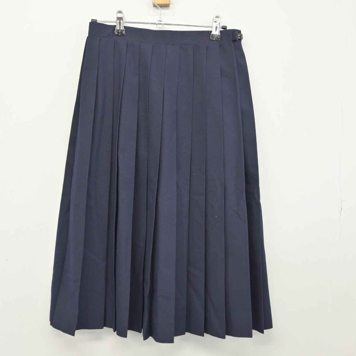 【中古】福岡県 飯塚日新館中学校 女子制服 3点（セーラー服・スカート）sf036227