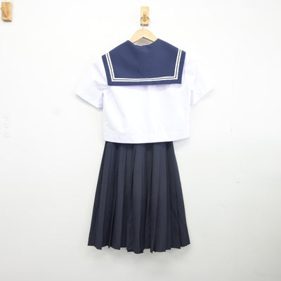 【中古】愛知県 江南市立北部中学校 女子制服 3点（セーラー服・スカート）sf036238