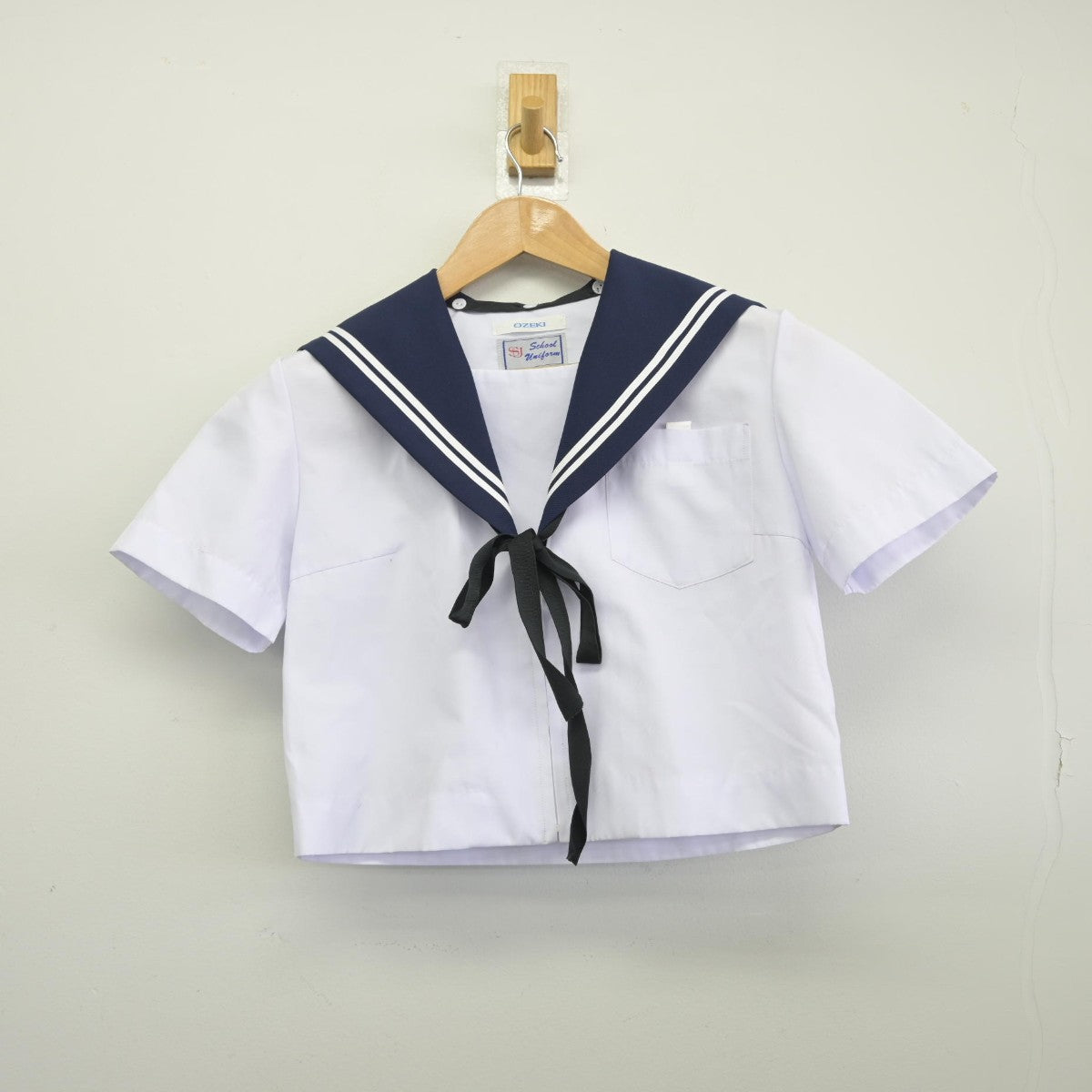 【中古】愛知県 江南市立北部中学校 女子制服 3点（セーラー服・スカート）sf036238