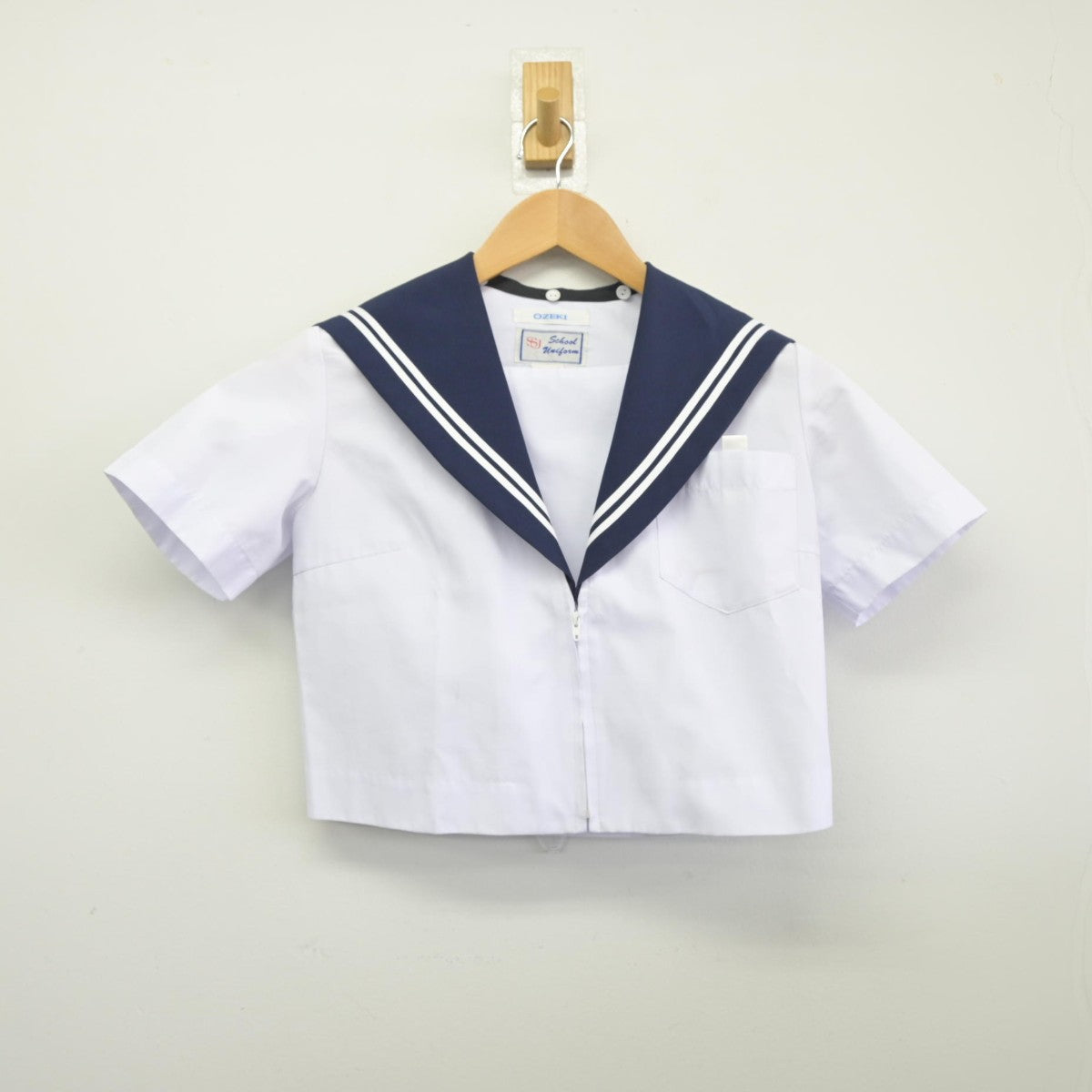 【中古】愛知県 江南市立北部中学校 女子制服 2点（セーラー服・セーラー服）sf036239