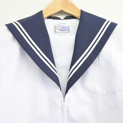 【中古】愛知県 江南市立北部中学校 女子制服 2点（セーラー服・セーラー服）sf036239