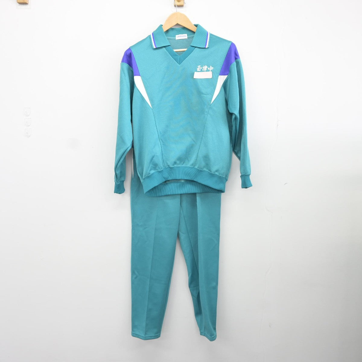 【中古】兵庫県 神戸市立玉津中学校 女子制服 2点（ジャージ 上・ジャージ 下）sf036261