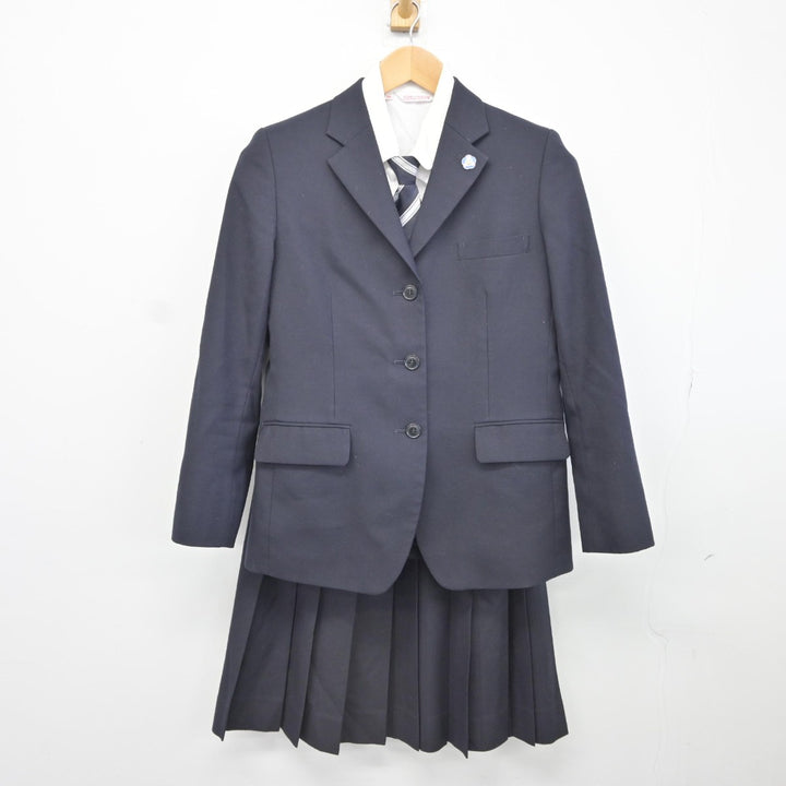 中古】福岡県 久留米大学附設高等学校 女子制服 6点（ブレザー