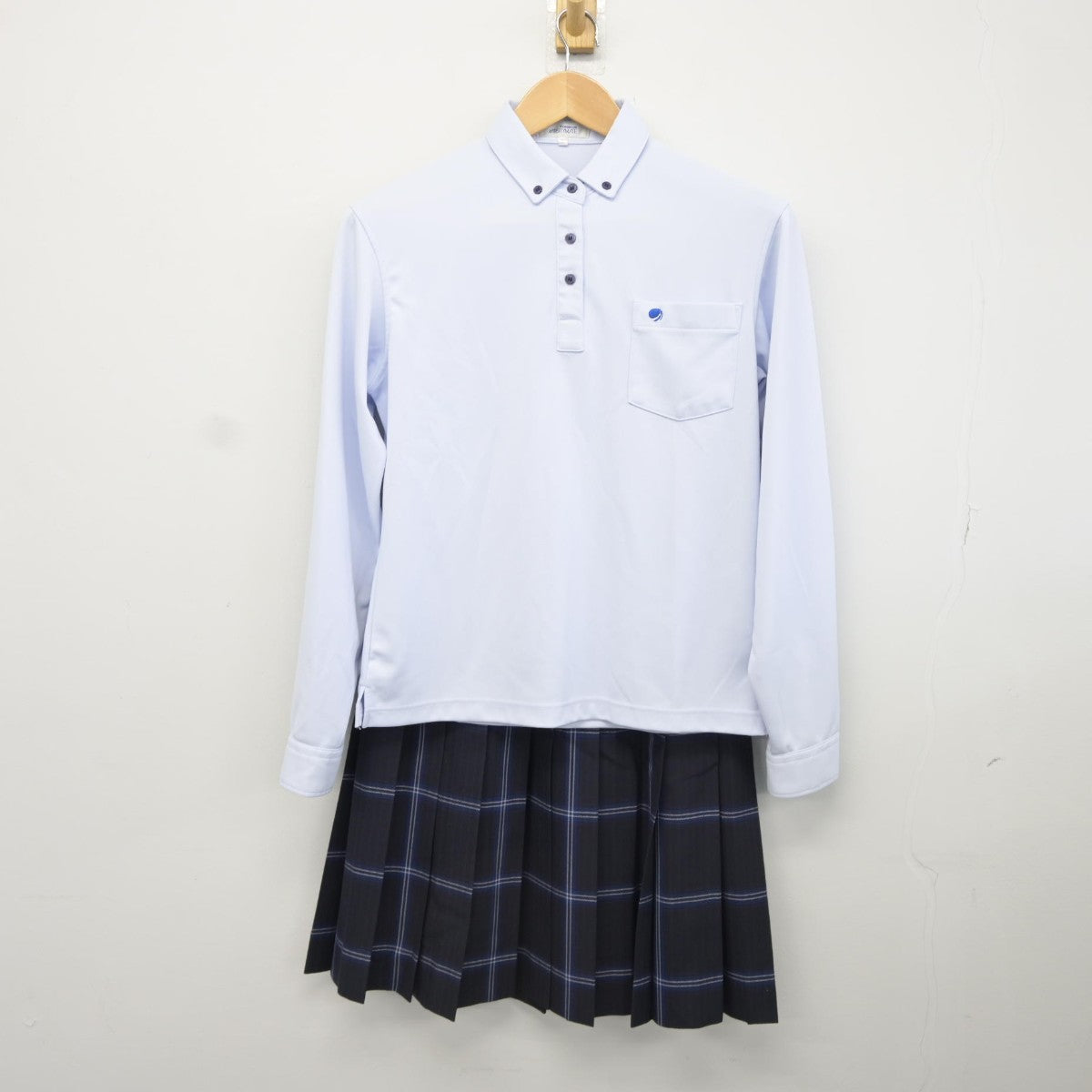 【中古】広島県 広島修道大学ひろしま協創中学校 女子制服 6点（ブレザー・シャツ・シャツ・スカート）sf036303