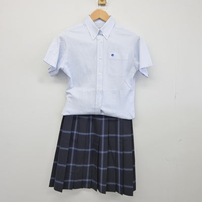 【中古】広島県 広島修道大学ひろしま協創中学校 女子制服 3点（シャツ・シャツ・スカート）sf036304