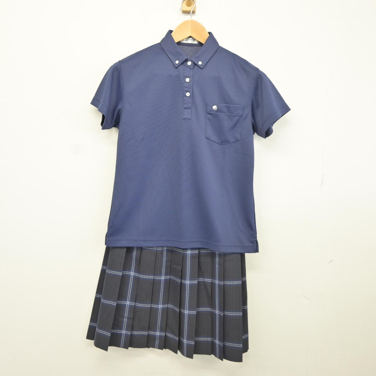 【中古】広島県 広島修道大学ひろしま協創中学校 女子制服 3点（シャツ・シャツ・スカート）sf036304