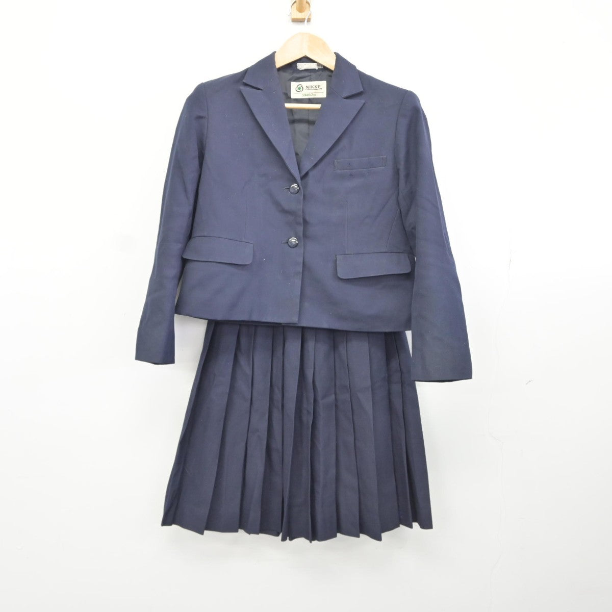 【中古】岐阜県 岐阜商業高等学校 女子制服 2点（ブレザー・スカート）sf036318