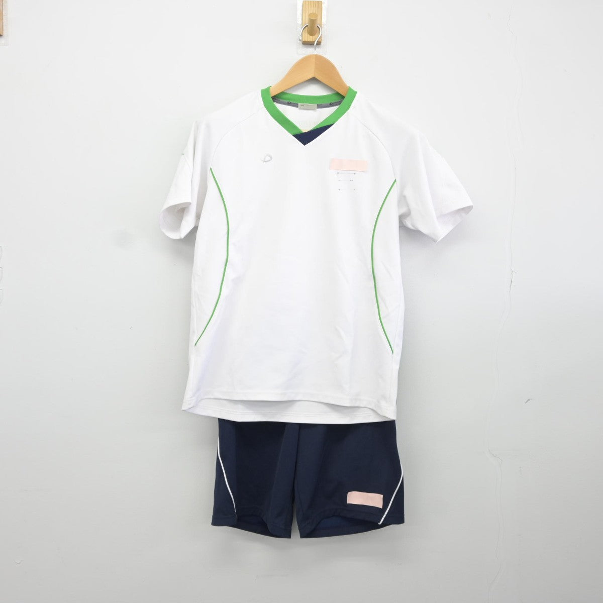 【中古】岐阜県 岐阜商業高等学校 女子制服 2点（体操服 上・体操服 下）sf036320