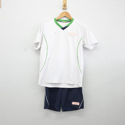 【中古】岐阜県 岐阜商業高等学校 女子制服 2点（体操服 上・体操服 下）sf036320