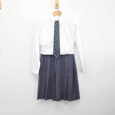 【中古】神奈川県 横浜市立城郷中学校 女子制服 5点（ブレザー・シャツ・スカート）sf036323