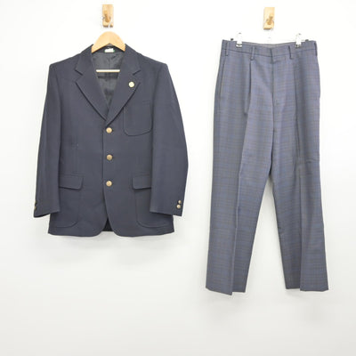 【中古】神奈川県 横浜市立城郷中学校 男子制服 3点（ブレザー・ズボン）sf036324