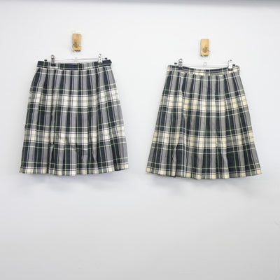 【中古】広島県 山陽女学園中等部高等部/旧制服 女子制服 2点（スカート）sf036356