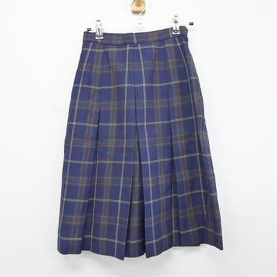 【中古】 学校名不明 女子制服 2点（シャツ・スカート）sf036357