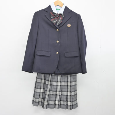 【中古】京都府 田辺高等学校 女子制服 4点（ブレザー・シャツ・スカート）sf036368