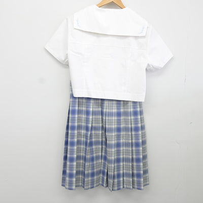 【中古】愛知県 名城大学付属高等学校 女子制服 2点（セーラー服・スカート）sf036379