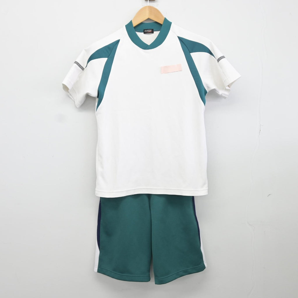 【中古】熊本県 熊本マリスト学園中学校高等学校 女子制服 2点（体操服 上・体操服 下）sf036384