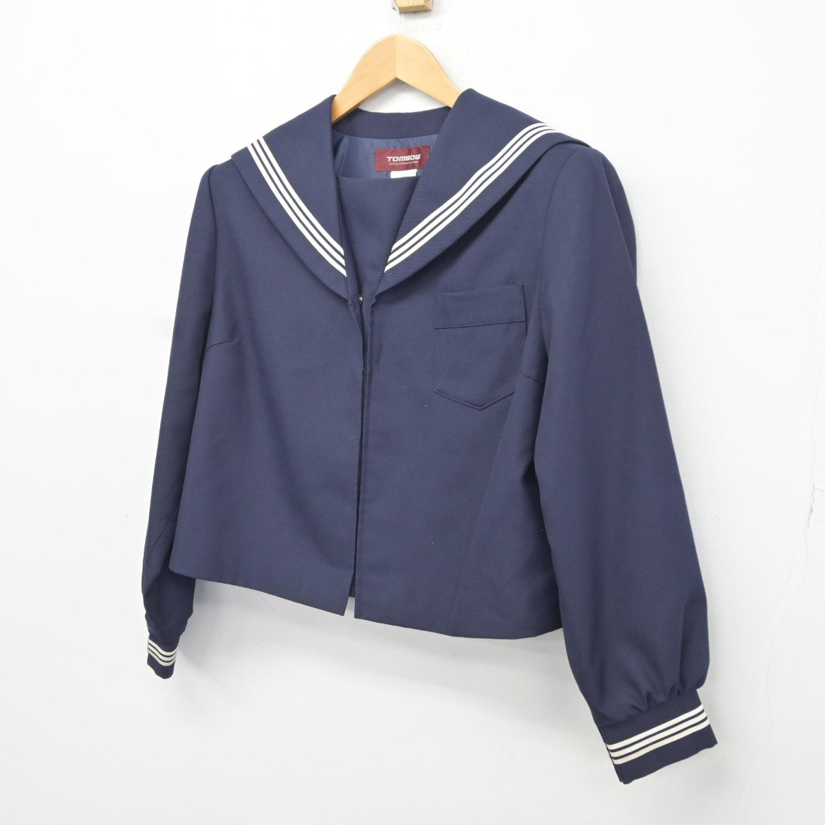 【中古】茨城県 勝田第一中学校 女子制服 1点（セーラー服）sf036398