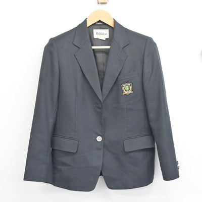 【中古】秋田県 城東中学校 女子制服 2点（ブレザー・ニットベスト）sf036407